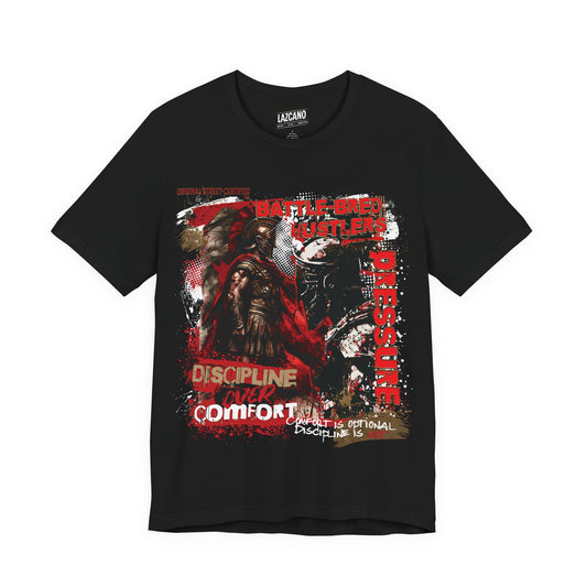 Hustleros "Discipline Over Comfort" Tee
